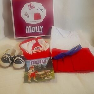 American girl doll Molly camp outfit